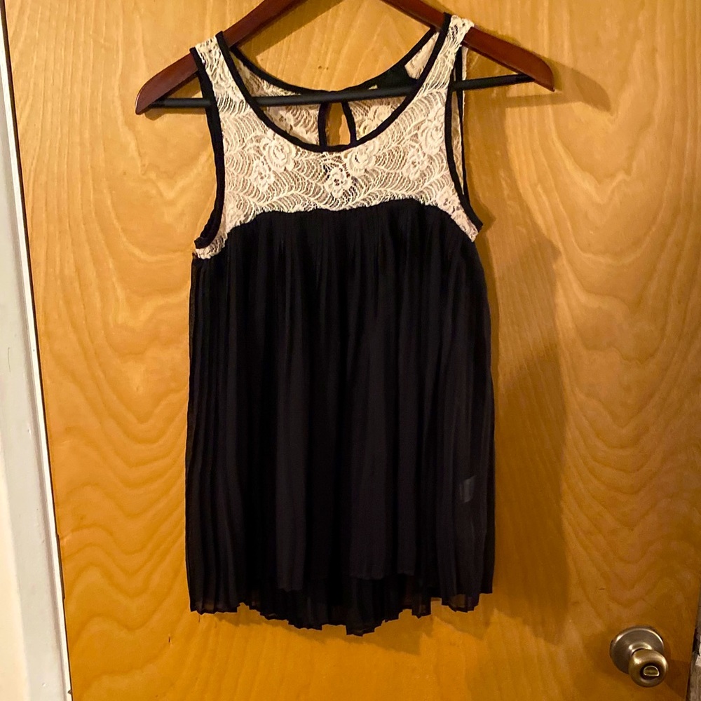 Black sheer tank